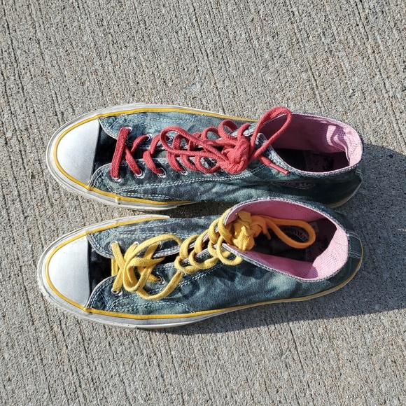 Chuck Taylor Converse All Star X Andy Warhol Canvas High-Top Sneakers Men's 9.5 - Picture 15 of 16